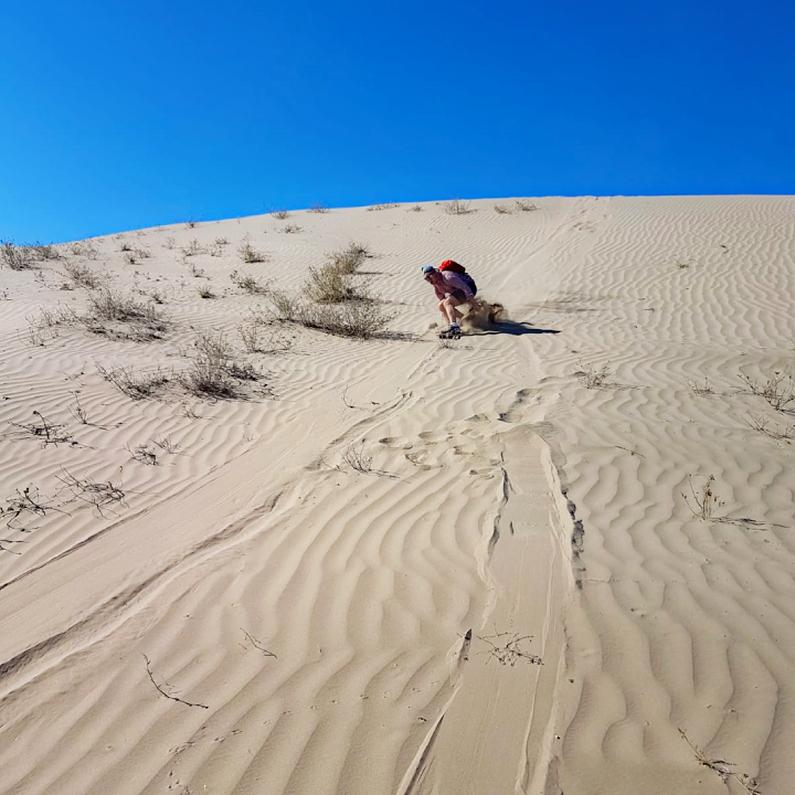 Sandboarding on Cerro Blanco Dune (Nazca)